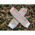 multi coloredchevron leg warmer